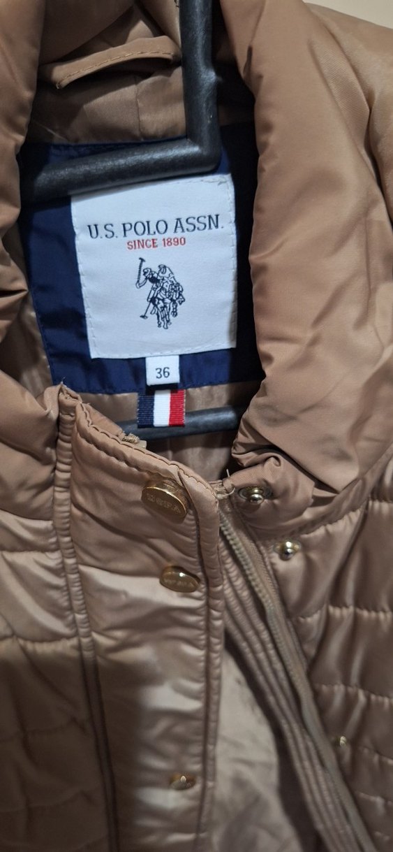 Düğmeli Bej Midi Kadın Mont - Görsel 2