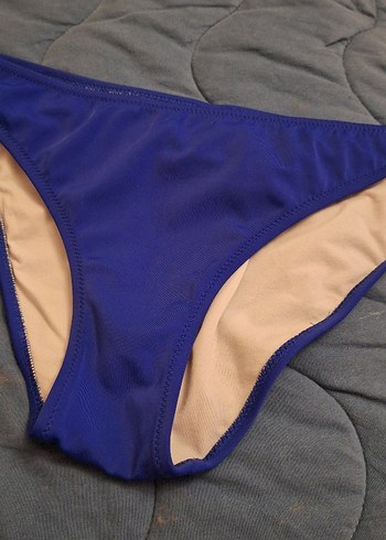Fermuarlı Lacivert Kadın Bikini Altı