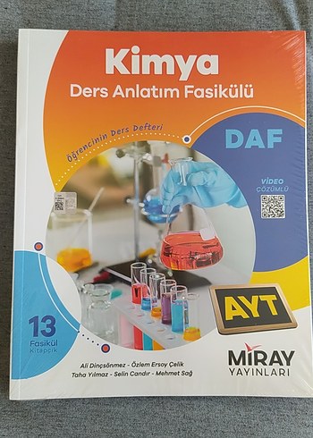 Kimya AYT Ders Anlatım Fasikülü 13 Fasikül
