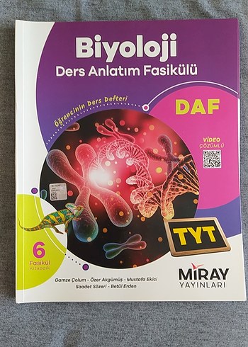 Biyoloji Ders Anlatım Fasikülü TYT AYT DAF