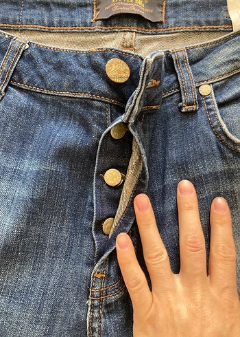 Düğmeli erkek pantolon - Görsel 2