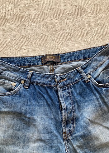 Düğmeli bol paça erkek pantolon - Görsel 2