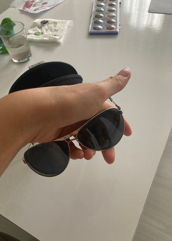 Gri Klasik erkek Güneş Gözlüğü Tokalı - Görsel 5