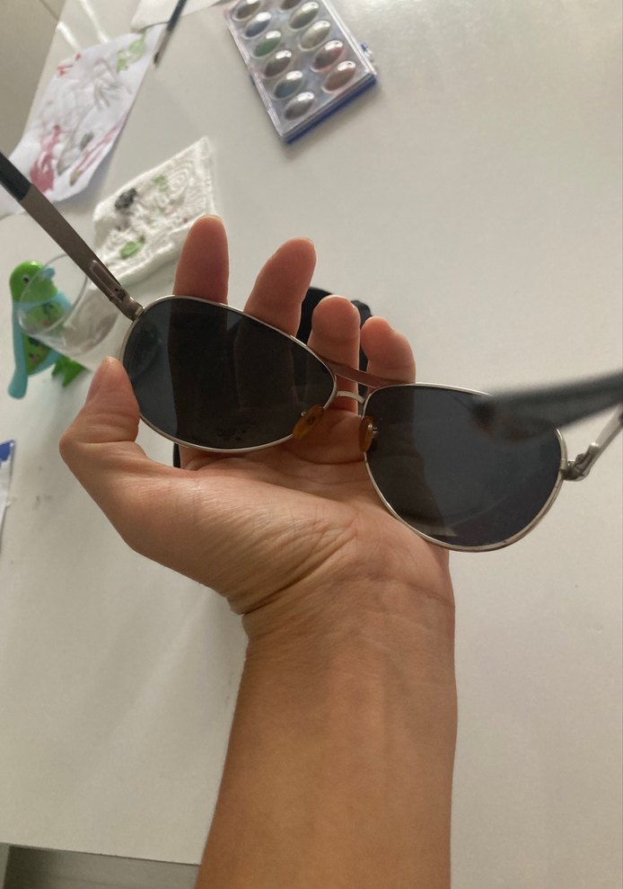 Gri Klasik erkek Güneş Gözlüğü Tokalı - Görsel 4