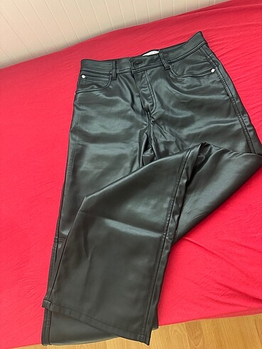 m Beden bershka deri pantolon