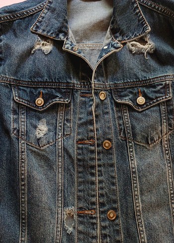 Mavi Jeans Düğmeli Kadın Mavi Denim Ceket