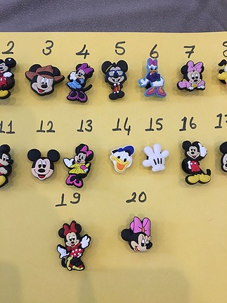 38 Beden Crocs aksesuar jibbitz crocs tokası
