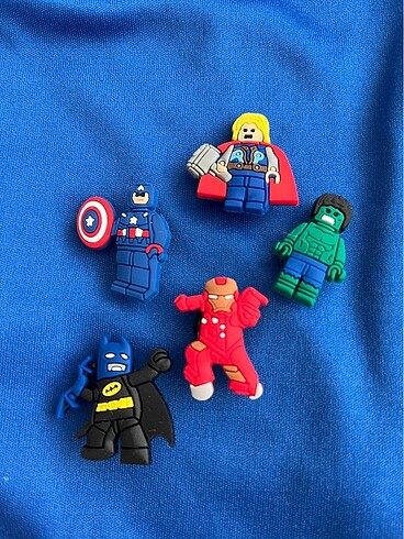 Marvel lego jibbitz set