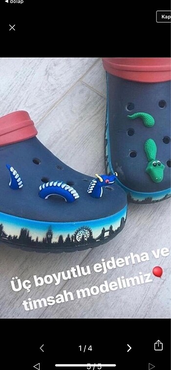 Beden Üç boyutlu jibbitz set
