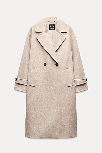 xs Beden Zara OVERSIZE YUMUŞAK KABAN