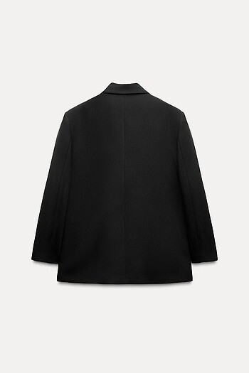 s Beden siyah Renk Zara KRUVAZE OVERSIZE BLAZER