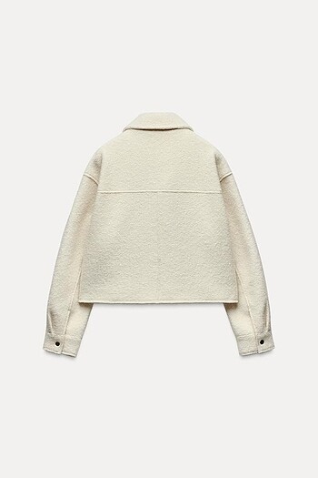 xl Beden ten rengi Renk Zara KISA BUKLE CEKET