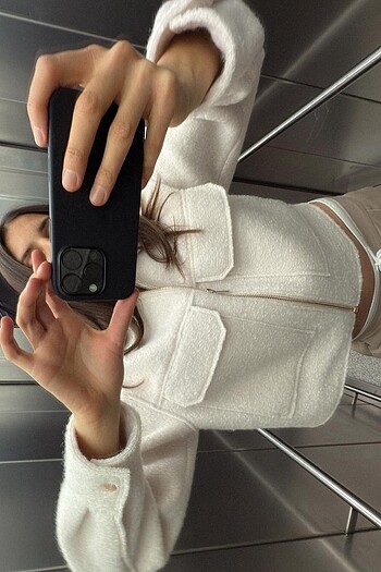 xl Beden Zara KISA BUKLE CEKET