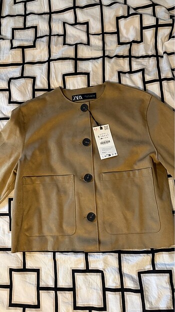 Zara SUNİ SÜET CEKET