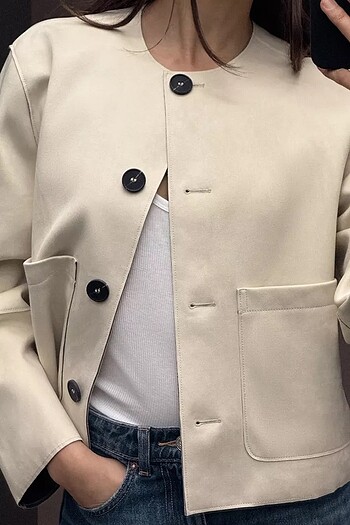 Zara SUNİ SÜET CEKET