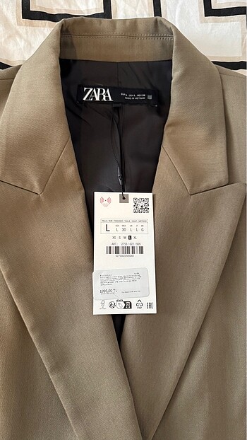 Zara Zara KRUVAZE OVERSIZE BLAZER