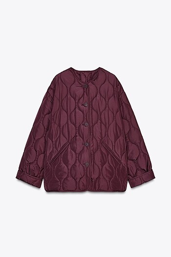 xs Beden Zara SU GEÇİRMEZ KAPİTONE MONT