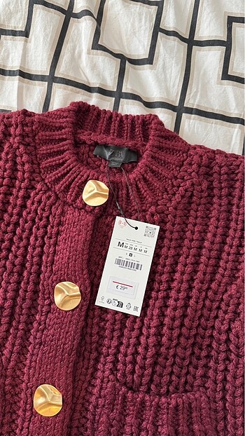 Zara Zara KALIN ÖRGÜ YELEK