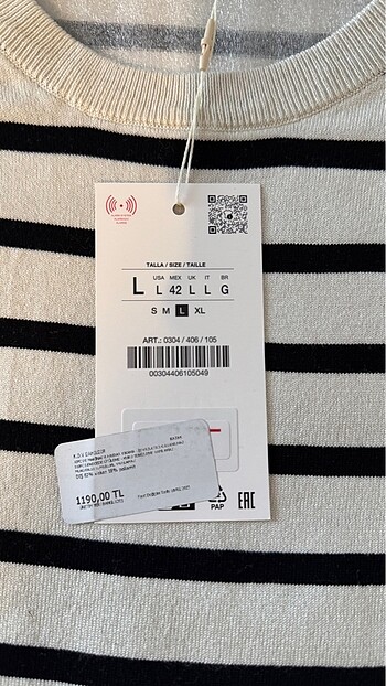 Zara DÖKÜMLÜ ÖRGÜ T-SHIRT - Görsel 5