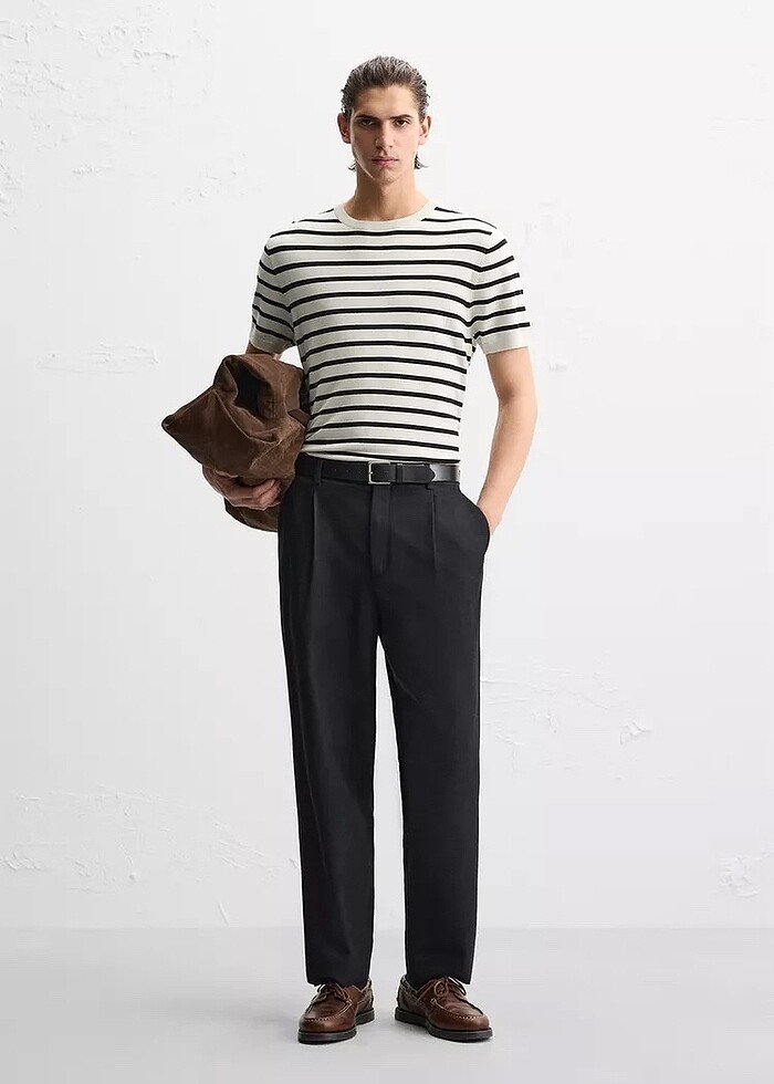 Zara DÖKÜMLÜ ÖRGÜ T-SHIRT - Görsel 3