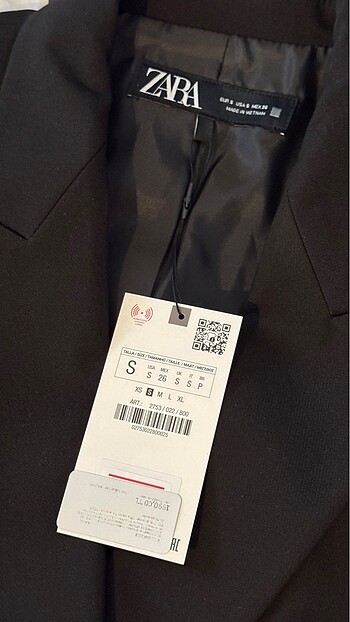 s Beden Zara KRUVAZE OVERSIZE BLAZER
