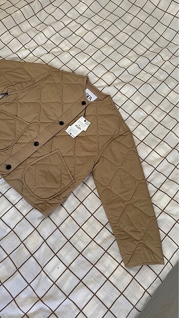 s Beden Zara WATER-REPELLENT ŞİŞME MONT