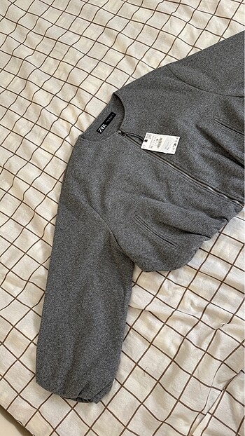 xxl Beden Zara ELASTİK KENARLI YUMUŞAK BOMBER CEKET