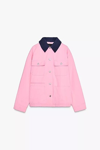Zara KONTRAST YAKALI CEKET