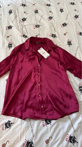 Zara Zara BASIC SATEN GÖMLEK