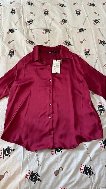 Zara Zara BASIC SATEN GÖMLEK