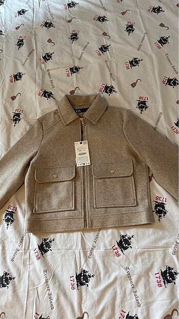 Zara Zara YUMUŞAK FERMUARLI CEKET