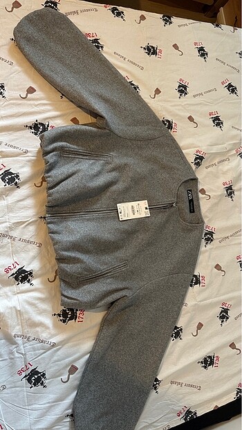 xl Beden Zara ELASTİK KENARLI YUMUŞAK BOMBER CEKET