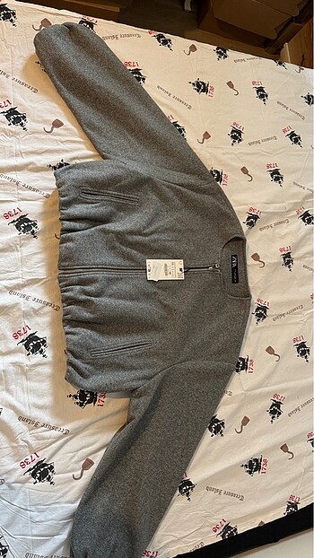 xxl Beden Zara ELASTİK KENARLI YUMUŞAK BOMBER CEKET