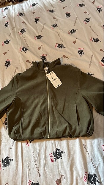 Zara Zara KAPÜŞONLU DOKULU BOMBER CEKET