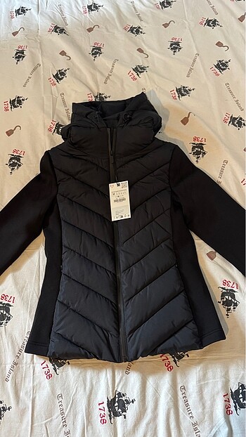 Zara KONTRAST ŞİŞME MONT