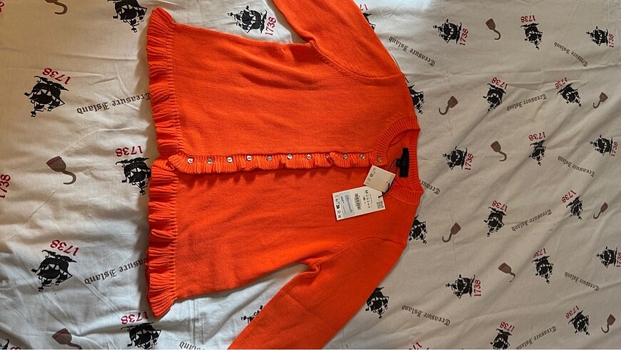 Zara Zara FIRFIRLI TRİKO HIRKA