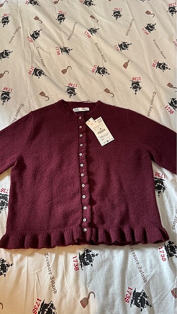 Zara Zara FIRFIRLI TRİKO HIRKA