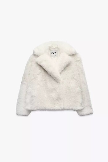 Zara SUNİ KÜRK CEKET ZW COLLECTION