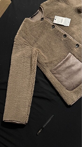 xs Beden Zara ZW COLLECTION SUNİ YÜNLÜ CEKET