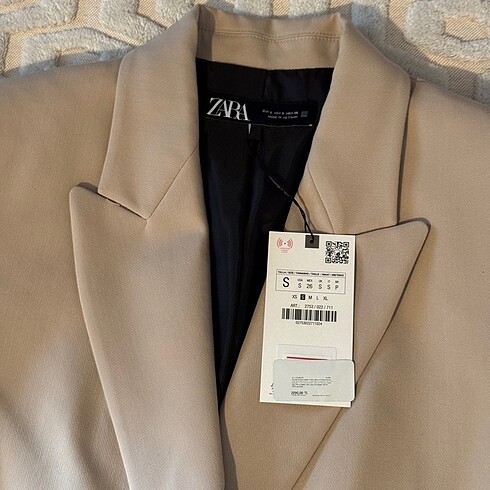 s Beden ten rengi Renk Zara KRUVAZE OVERSIZE BLAZER