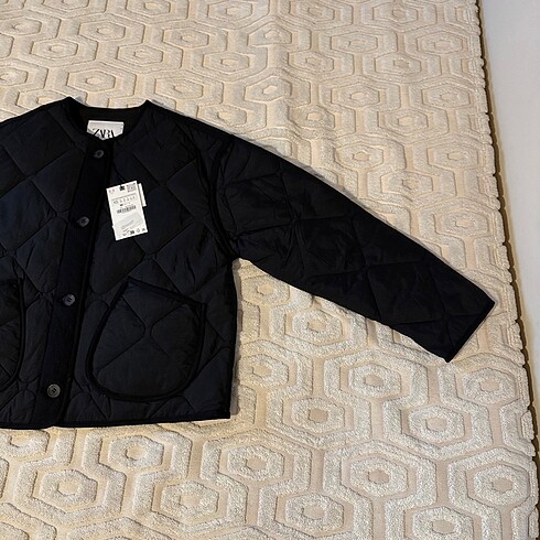 xs Beden Zara WATER-REPELLENT ŞİŞME MONT
