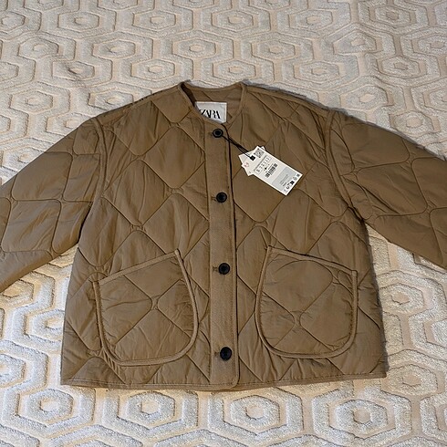s Beden Zara WATER-REPELLENT ŞİŞME MONT