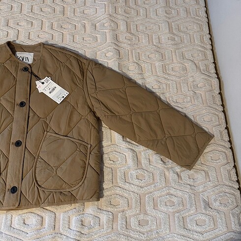 s Beden haki Renk Zara WATER-REPELLENT ŞİŞME MONT