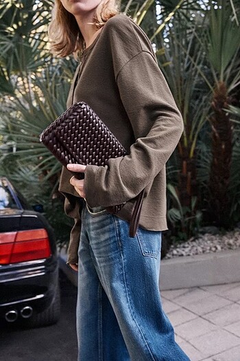Zara ÖRGÜLÜ ÇANTA