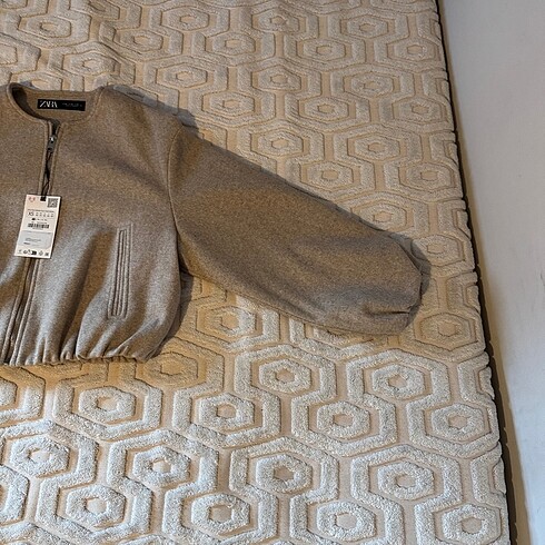 xs Beden Zara ELASTİK KENARLI YUMUŞAK BOMBER CEKET