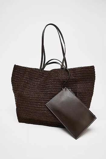 Zara ÖRME TOTE ÇANTA