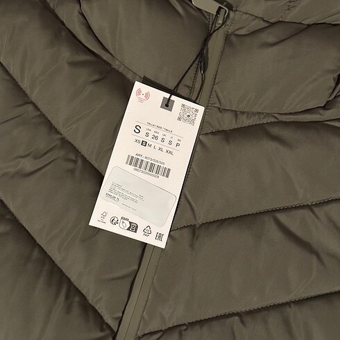 Zara Zara KONTRAST ŞİŞME MONT