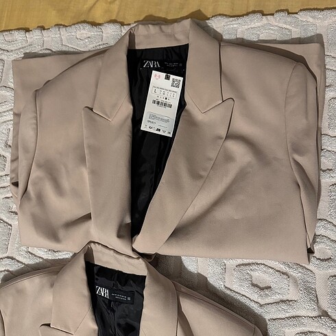 l Beden ten rengi Renk Zara KRUVAZE OVERSIZE BLAZER
