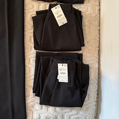 xs Beden Zara PENSLİ GENİŞ PAÇA PANTOLON