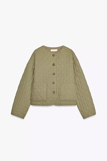 ZARA KETEN KAPİTONE CEKET